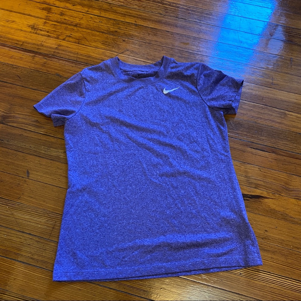 Purple Dri fit Nike athletic top